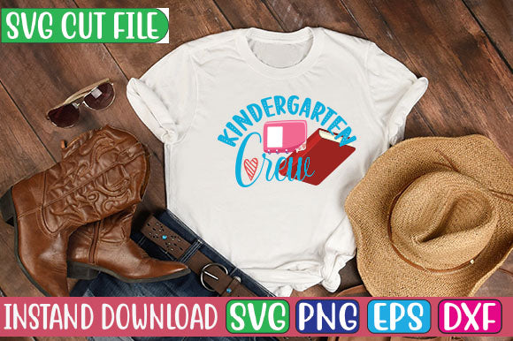 Kindergarten Crew SVG Cut File SVG Studio Innate 