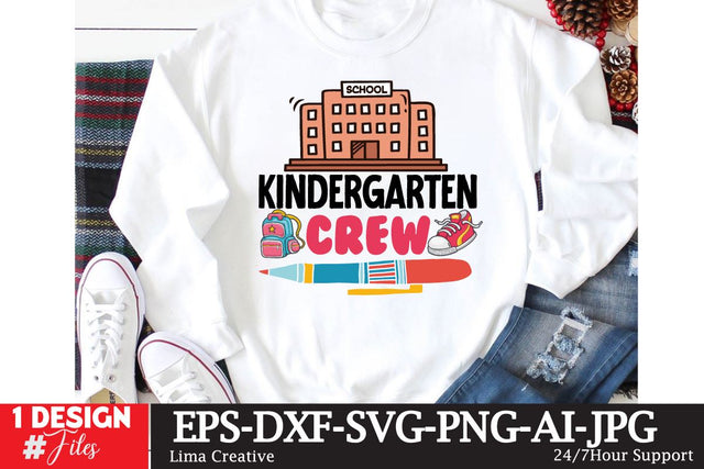 Kindergarten Crew SVG Design SVG Insomnia Std 