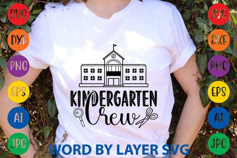 Kindergarten Crew SVG Design SVG Rafiqul20606 