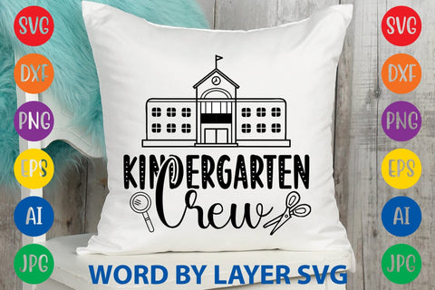 Kindergarten Crew SVG Design SVG Rafiqul20606 