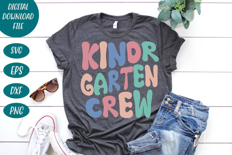 Kindergarten crew svg, Kindergarten crew teacher svg, Comfort color teacher shirt svg, Kindergarten group shirt svg, teacher t shirt, svg SVG Isabella Machell 