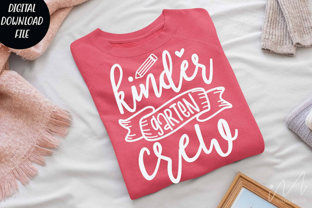 Kindergarten crew svg, Kindergarten crew teacher svg, Comfort color teacher shirt svg, Kindergarten group shirt svg, teacher t shirt, svg SVG Isabella Machell 