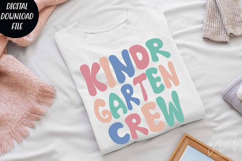 Kindergarten crew svg, Kindergarten crew teacher svg, Comfort color teacher shirt svg, Kindergarten group shirt svg, teacher t shirt, svg SVG Isabella Machell 