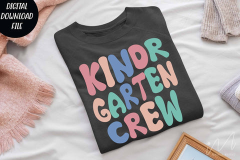 Kindergarten crew svg, Kindergarten crew teacher svg, Comfort color teacher shirt svg, Kindergarten group shirt svg, teacher t shirt, svg SVG Isabella Machell 