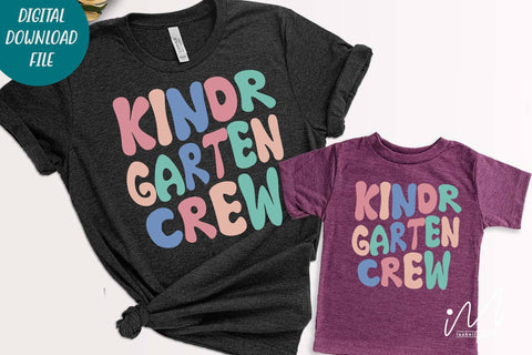 Kindergarten crew svg, Kindergarten crew teacher svg, Comfort color teacher shirt svg, Kindergarten group shirt svg, teacher t shirt, svg SVG Isabella Machell 
