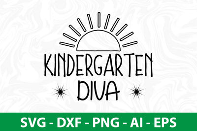 Kindergarten Diva svg SVG orpitasn 