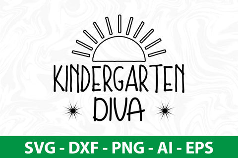 Kindergarten Diva svg SVG orpitasn 