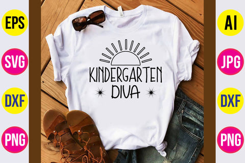 Kindergarten Diva svg SVG orpitasn 
