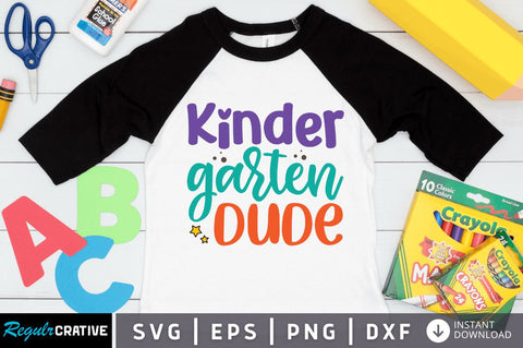 Kindergarten dude SVG SVG Regulrcrative 