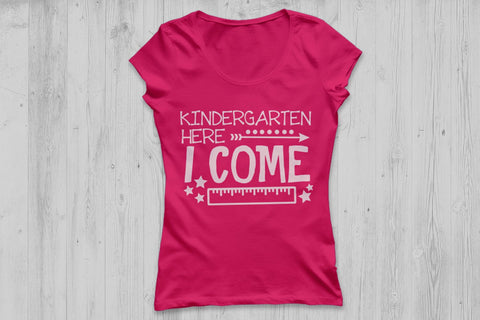 Kindergarten Here I Come| Back To School SVG Cutting Files. SVG CosmosFineArt 