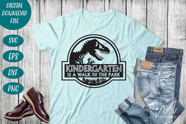 Kindergarten is a Walk in the Park svg,Kindergarten Teacher Svg, Cool Teacher T-shirt svg, Cut files, Funny Teacher Svg, World Best Teacher svg. SVG Isabella Machell 