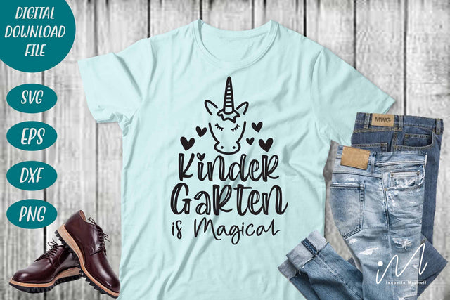 Kindergarten is Magical svg,Kindergarten Teacher Svg, Cool Teacher T-shirt svg, Cut files, Funny Teacher Svg SVG Isabella Machell 