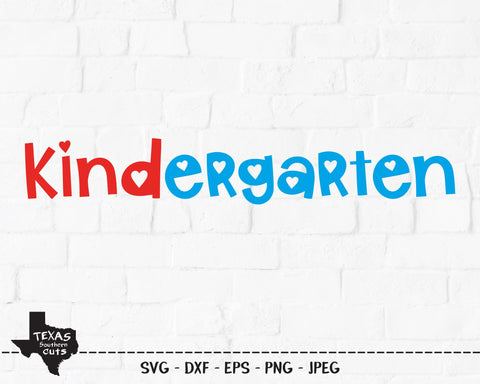 Kindergarten | School SVG SVG Texas Southern Cuts 