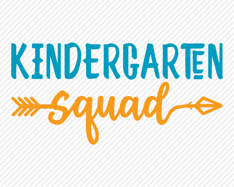 Kindergarten Squad | School SVG SVG Texas Southern Cuts 
