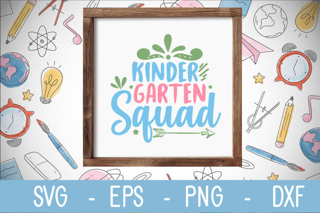 kindergarten squad SVG cut file SVG Svgcraft 
