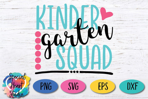 Kindergarten Squad SVG Special Heart Studio 