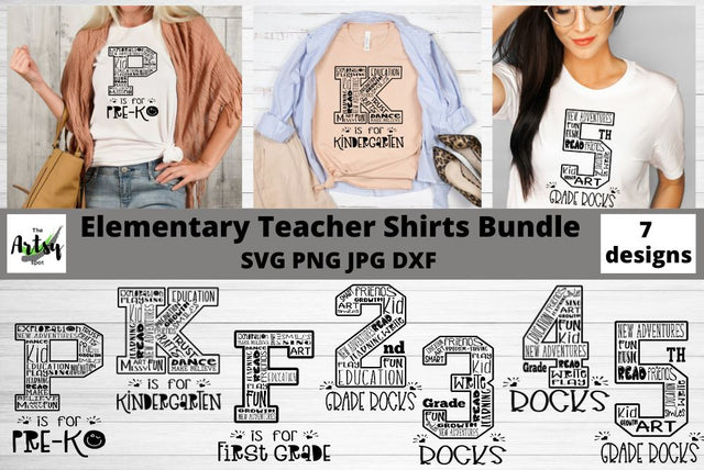 Kindergarten svg, 1st day of school shirts, teacher shirts SVG The Artsy Spot 