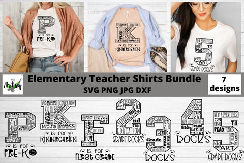 Kindergarten svg, 1st day of school shirts, teacher shirts SVG The Artsy Spot 