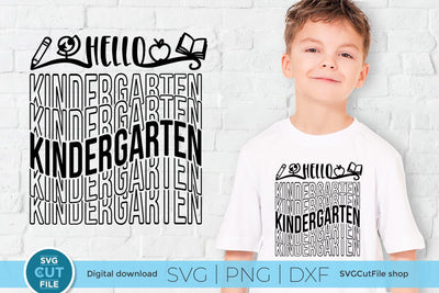 Kindergarten svg - a Kindergarten svg for teacher / Kindergartener SVG SVG Cut File 