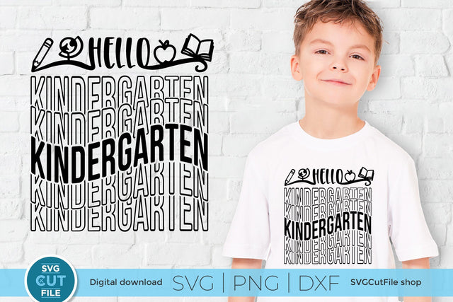 Kindergarten svg - a Kindergarten svg for teacher / Kindergartener SVG SVG Cut File 