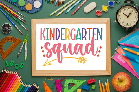 Kindergarten SVG Bundle SVG Regulrcrative 