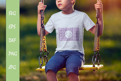 Kindergarten SVG Cut File With Smiley Face Free For Commercial Use SVG Sintegra 