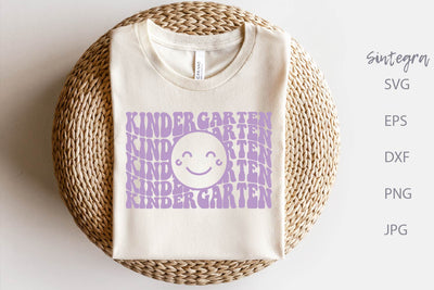 Kindergarten SVG Cut File With Smiley Face Free For Commercial Use SVG Sintegra 