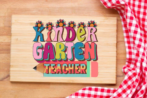 Kindergarten Teacher Sublimation SVGArt 