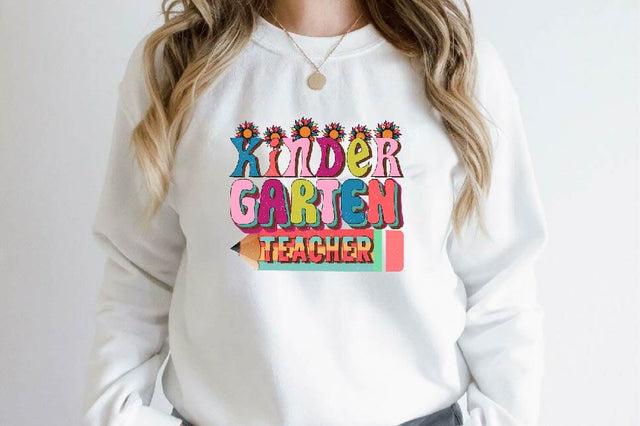 Kindergarten Teacher Sublimation SVGArt 