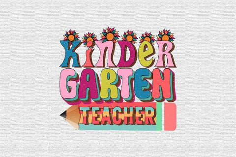 Kindergarten Teacher Sublimation SVGArt 