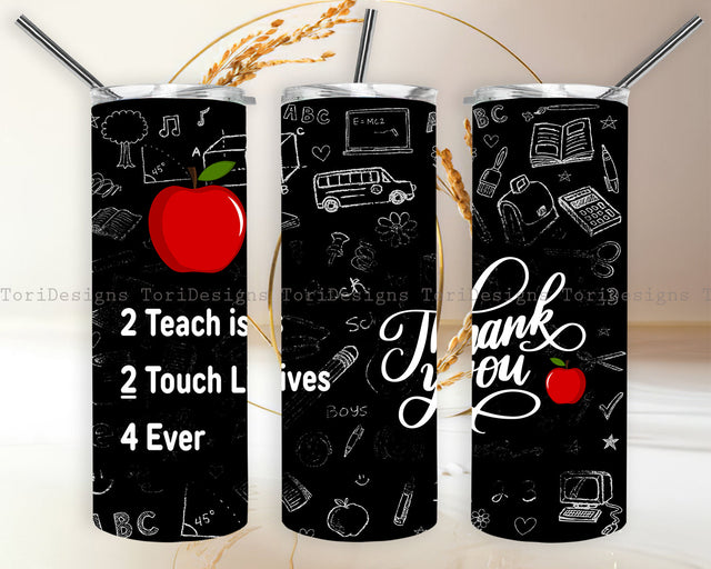 Kindergarten Teacher Tumbler PNG Wrap Sublimation ToriDesigns 
