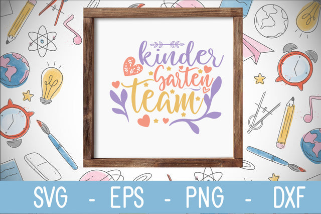 kindergarten team SVG cut file SVG Svgcraft 