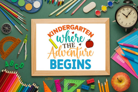 Kindergarten where the adventure begins SVG SVG Regulrcrative 