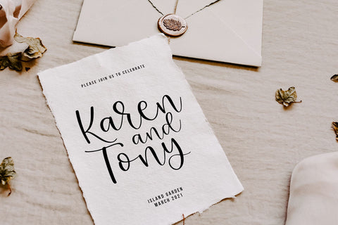 Kindheart - Handwritten Script Font Font KA Designs 