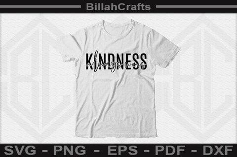 Kindness Always Wins SVG File SVG BillahCrafts 