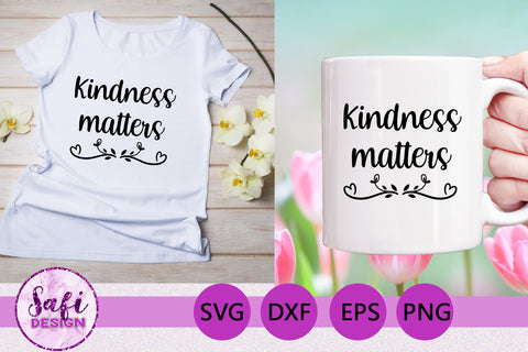 Kindness Cut Files SVG Safi Design 