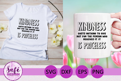 Kindness Cut Files SVG Safi Design 