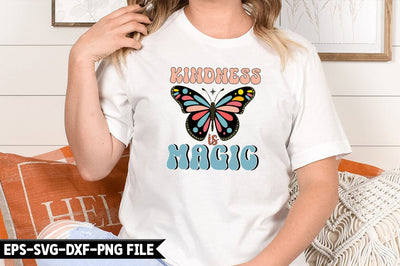 kindness is magic Retro SVG SVG CraftingStudio 