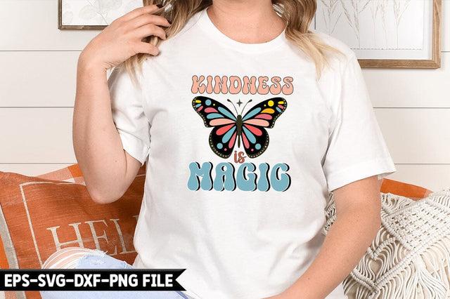 kindness is magic Retro SVG SVG CraftingStudio 