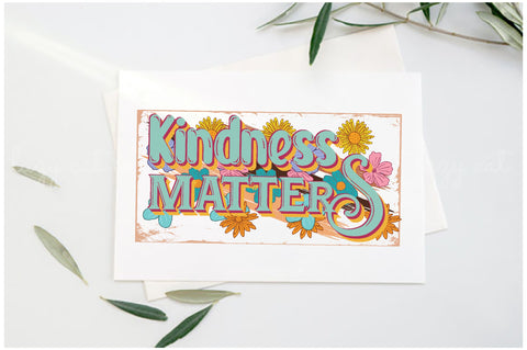 Kindness Matters Retro Sublimation Sublimation Jagonath Roy 