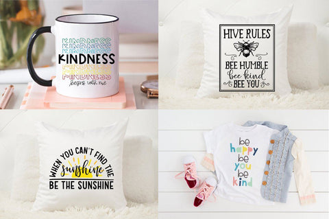 Kindness Matters SVG Bundle - Be Kind SVG, Pink Shirt Day SVG SVG Simply Cutz 