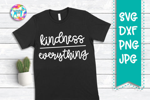 Kindness over everything - Hand lettered Teacher SVG SVG Twiggy Smalls Crafts 