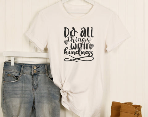 Kindness Quotes SVG Bundle, 6 Designs, Kindness Sayings SVG, Kindness Shirt SVG, Kind People Are My Kind Of People SVG, Always Be Kind SVG, Do All Things With Kindness SVG SVG HappyDesignStudio 