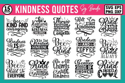 Kindness Quotes SVG Bundle SVG Ariyan 