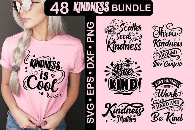 Kindness Quotes SVG Bundle SVG Paper Switch 