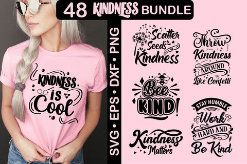 Kindness Quotes SVG Bundle SVG Paper Switch 