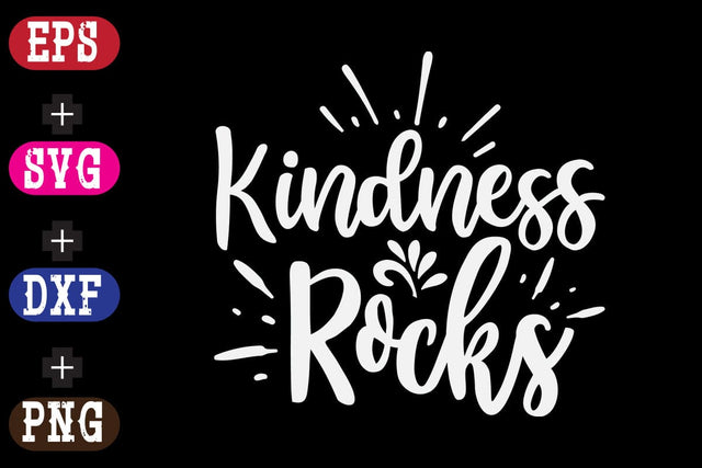 Kindness Rocks SVG Nurstore 