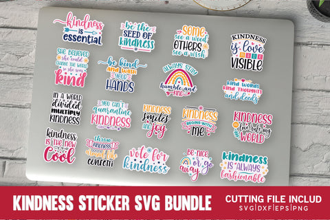 Kindness Sticker SVG Bundle SVG md faruk hossain 