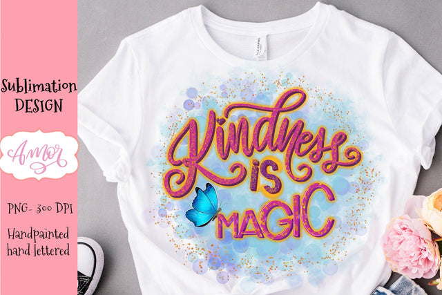Kindness sublimation design for T-shirts Sublimation Amorclipart 