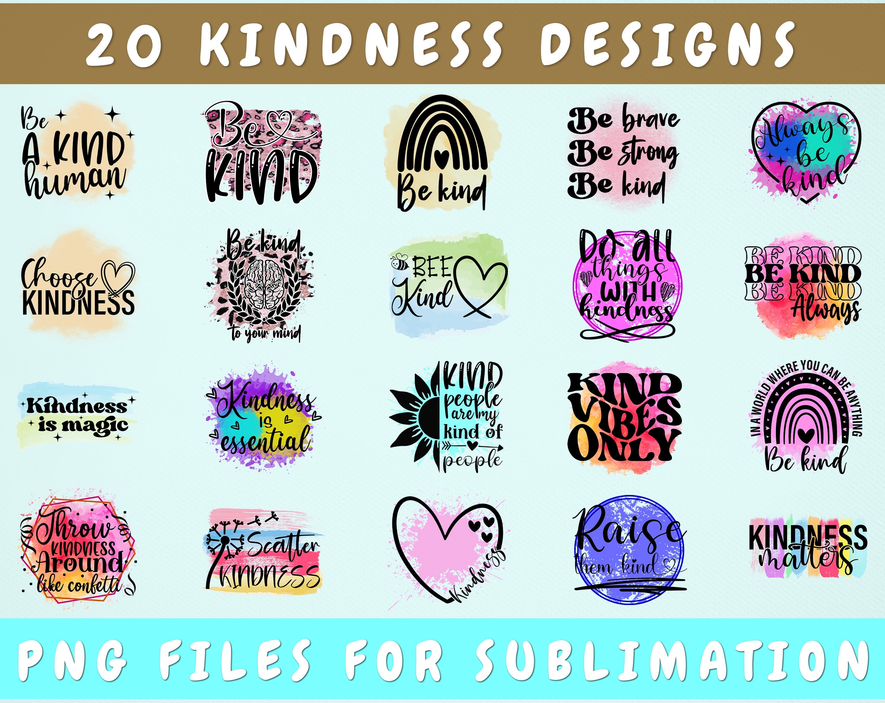 Kindness Stickers Bundle - So Fontsy